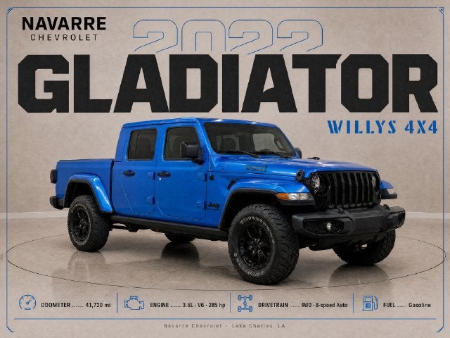 2022 Jeep Gladiator Willys 4x4