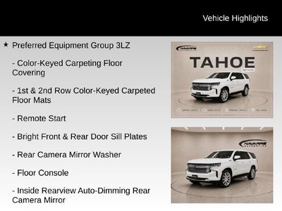 2023 Chevrolet Tahoe High Country