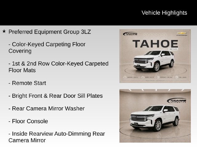 2023 Chevrolet Tahoe High Country