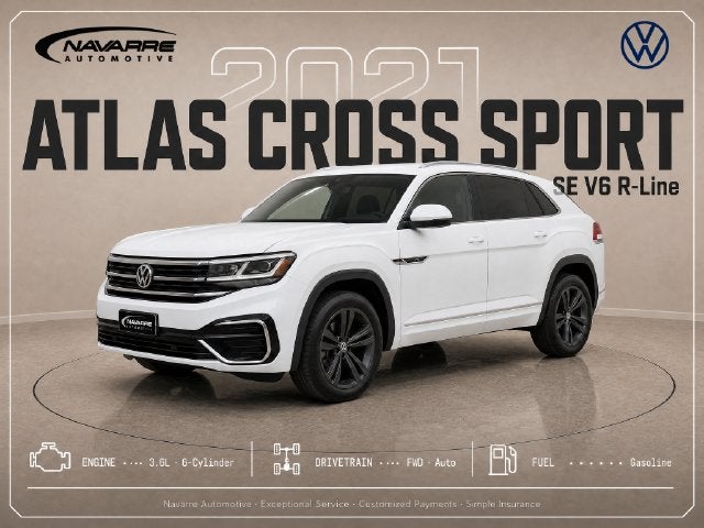 2021 Volkswagen Atlas Cross Sport 3.6L V6 SE w/Technology R-Line