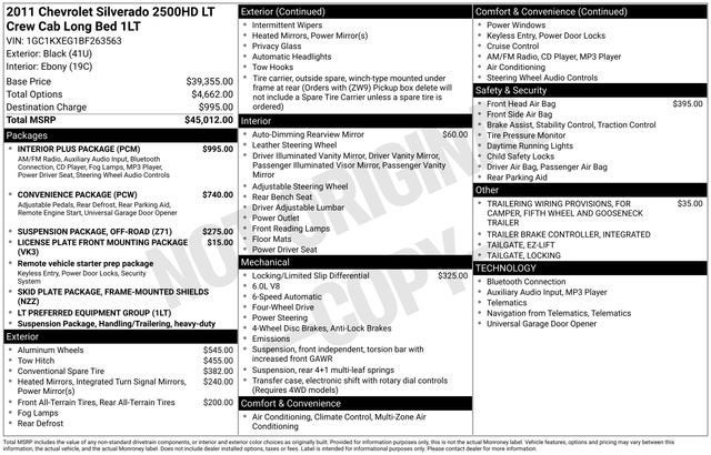 2011 Chevrolet Silverado 2500 HD LT