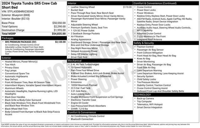 2024 Toyota Tundra 4WD SR5