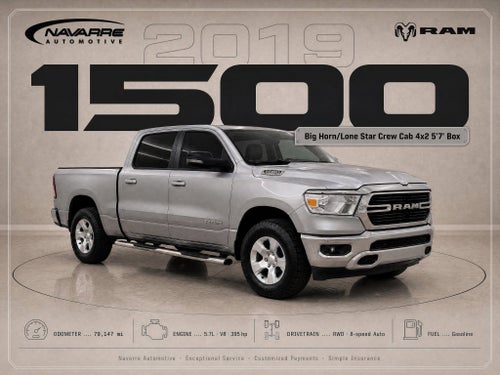 2019 RAM 1500 Big Horn/Lone Star Crew Cab 4x2 5'7' Box