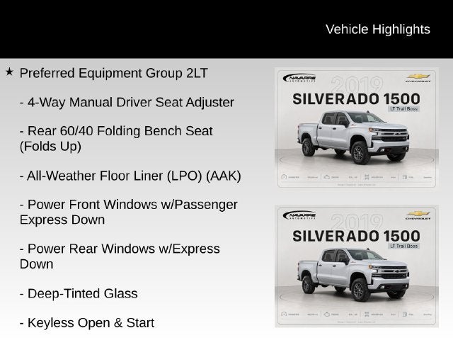 2019 Chevrolet Silverado 1500 LT Trail Boss