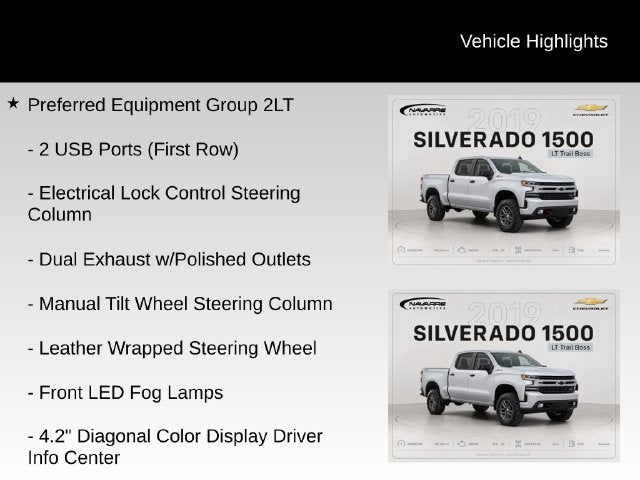 2019 Chevrolet Silverado 1500 LT Trail Boss