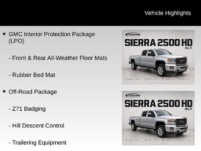 2017 GMC Sierra 2500HD SLT