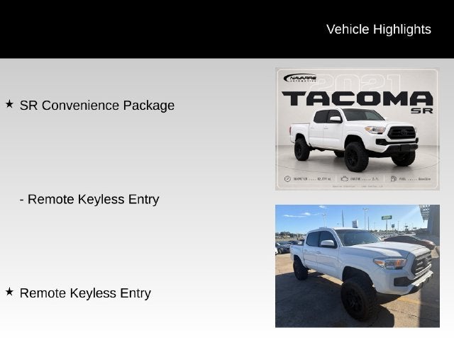 2021 Toyota Tacoma SR