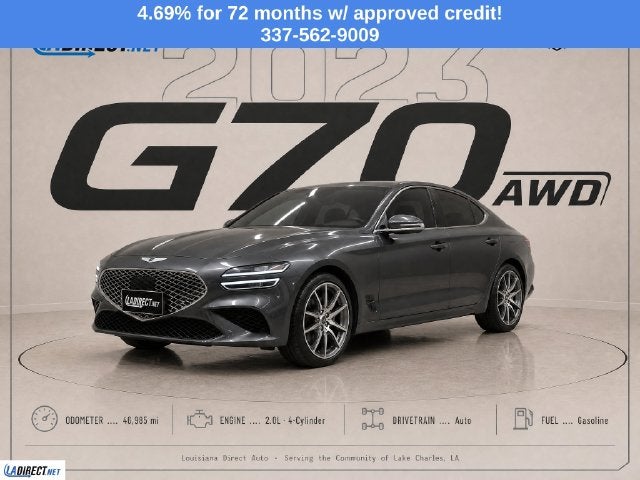 2023 Genesis G70 2.0T