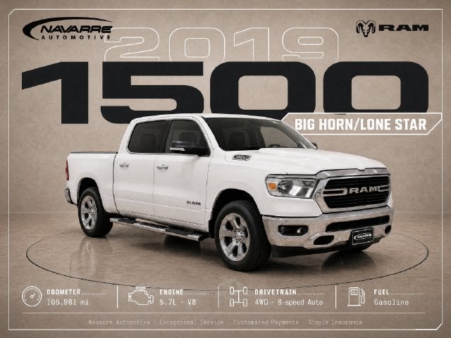 2019 RAM 1500 Big Horn/Lone Star