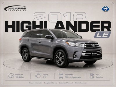 2018 Toyota Highlander LE