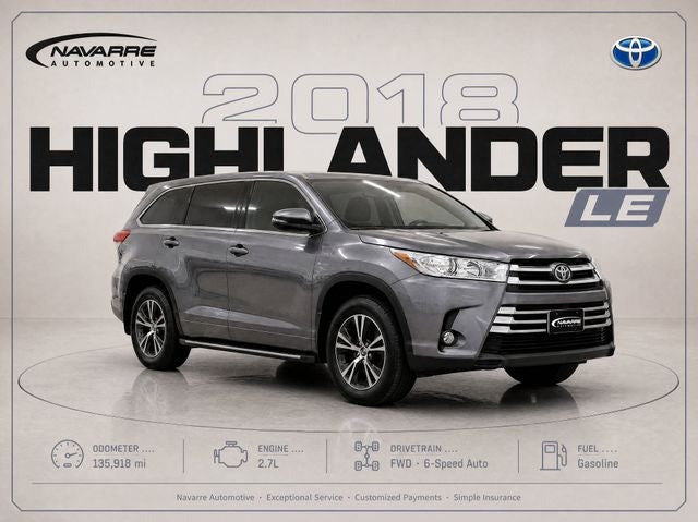 2018 Toyota Highlander LE